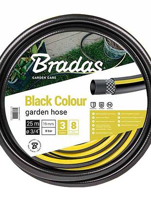 Шланг для поливу black colour 3/4″ 25м, bradas польща чорний wbc3/425
