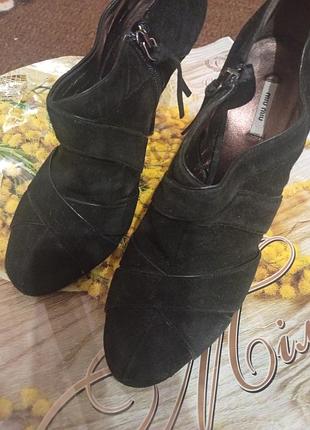 Полуботинки miu miu