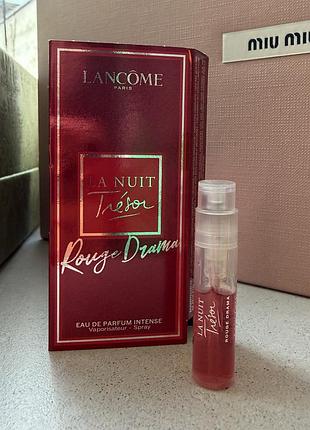 Оригинал пробник la nuit trésor rouge drama lancωme tresor lancome