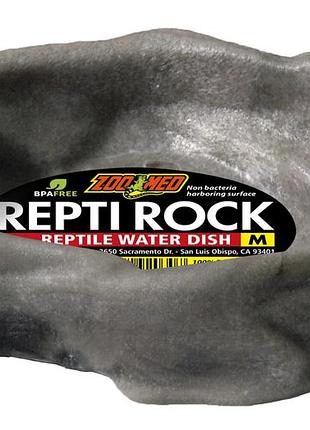 Миска zoomed repti rock water dish для води для рептилій, m - 16,5 x 14 x 3,8 см