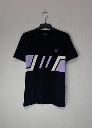 Fred perry block graphic print t-shirt original чоловіча футболка фред пері оригінал
