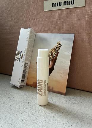 Оригінал пробник zadig & voltaire zadig lʼintense