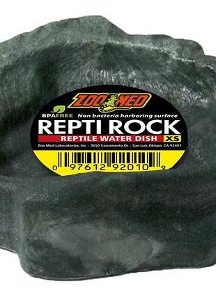 Миска zoomed repti rock water dish для воды для рептилий, xs - 10 x 11,5 x 2,5 см