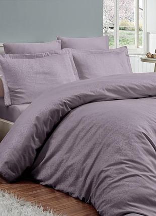 Постільна білизна first choice satin jaсquard cotton євро, 2042_athena_leylak
