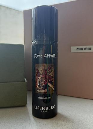 Оригінал парфумований дезодорант eisenberg love affair