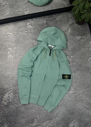 Зіп-худі stone island dark mentol s-xxl