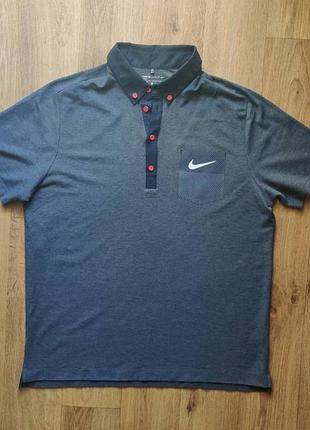 Xl / nike golf / polo / футболка тенниска серого цвета / поло / мужская