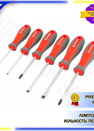 Dm набор отверток intertool спецификация 2.2 pro 6 шт для монтажа и демонтажа крепежа с магнитным нако spe|lz
