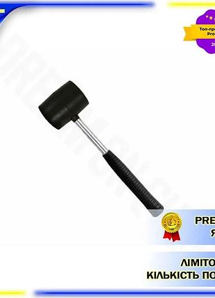 Dm киянка резиновая intertool спецификация 2.2 340 г с металлической ручкой для укладки плитки и жестя spe|lz