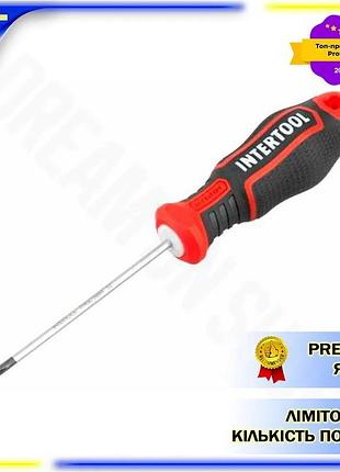 Dm отвертка intertool ph0 спецификация 2.2 75 мм storm для сто и мастерских викрутка с магнитным након spe|lz