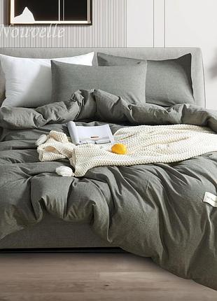 Постельное белье семейное vie nouvelle washed cotton вареный хлопок 155х210 w3f