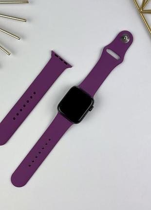 Силиконовый ремешок для apple watch 38 mm / 40 mm (s + m) grape (43)