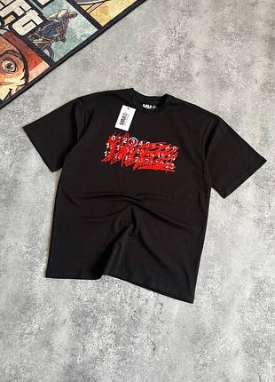 Чоловіча футболка maison margiela чорного кольору