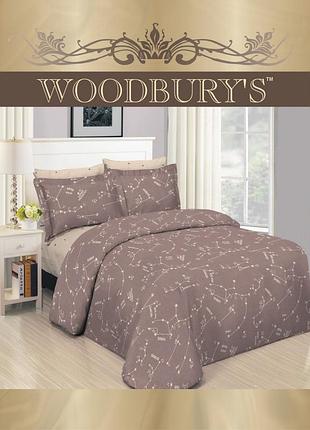 Постельное белье семейное woodbury's ранфорс пакистан w2063