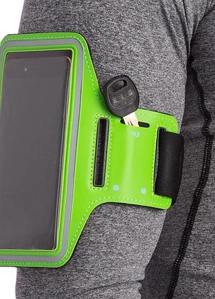 Чохол на руку sport iphone 7 green (блістер)