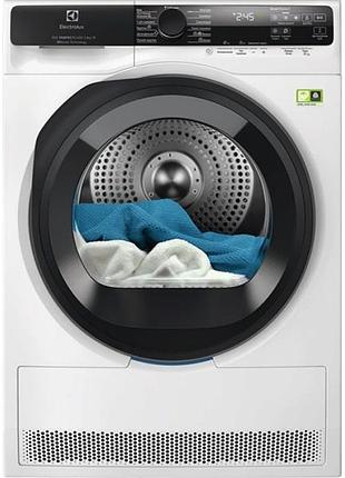 Сушильна машина electrolux ew9d585kcu тепловий насос, 8кг, a+++, 64см, дисплей, інвертор, білий