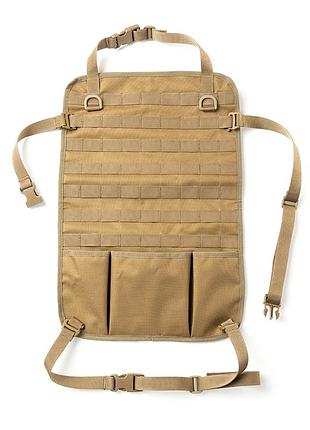 Органайзер с molle для спинки кресла в автомобиле specprom. койот