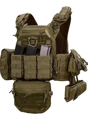 Плитоноска тактическая warmor gen 3 pro max xl олива система быстрого сброса 7 подсумок (большого размера) cordura