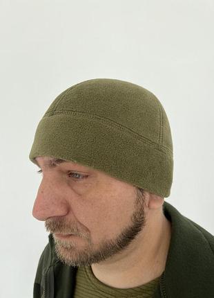 Шапка тактическая флисовая олива полиэстер