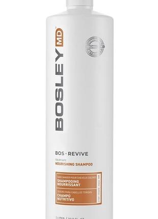 Поживний шампунь для стоншеного фарбованого волосся bosley md bos revive nourishing shampoo 1 л