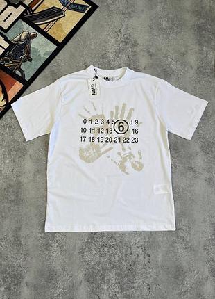Maison margiela футболка білого кольору