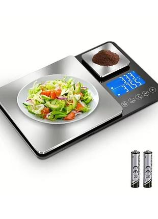 Электронные кухонные весы k600h с двумя платформами
