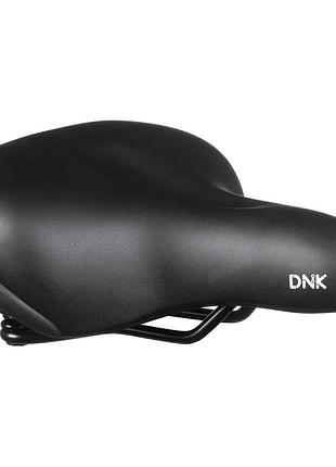 Сідло велосипедне dnk base 50 249x208 мм на пружинах
