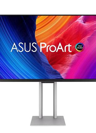 Монітор asus 26.5" proart oled pa27ucdmr hdmi, dp, ucb-c, 2xthunderbolt, usb, mm, qd-oled, 3840x2160, 240hz, 0.1ms, dci-p3 99%,