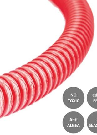 Шланг спиральный гофрированный avci flex напорный 2 1/2 (63мм) 25м (красный)