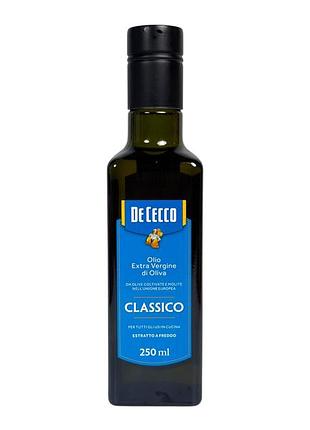 Масло оливковое de cecco экстра вирджин классическое olio extra vergine di oliva classico, 250 мл