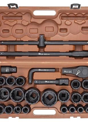 Набор ударных инструментов 26пр. 3/4" 1" (12гр.) (17-65мм) forstime ft-68262-9mpb