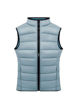 Жилет сollar vest чоловічий, розмір s, сіро-блакитний