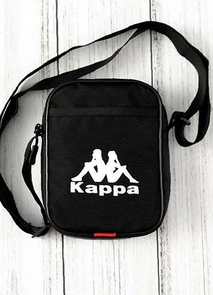 Борсетка kappa мужская oxford 1000d компактная практичная черная