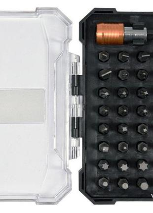 Насадки викруткові з тримачем sthor cr-v, з 6-гран. хвостов.- 1/4", l= 25 мм, наб. 41 елем. [10/40]