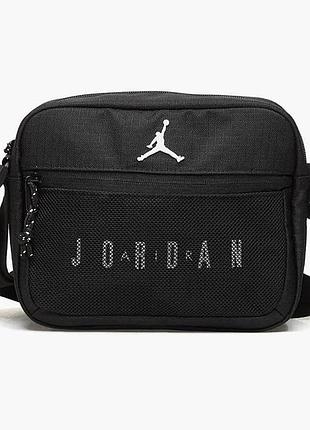 Сумка через плече jordan jam blacktop messenger (ma9191-023)