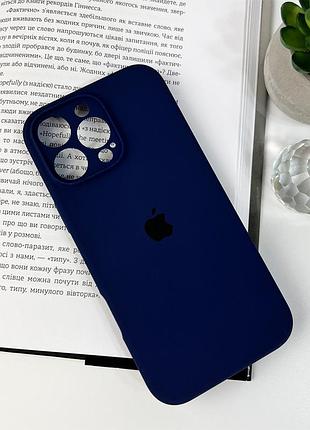 Чохол для смартфона silicone full case aa camera protect for apple iphone 16 pro max 39,navy blue 7