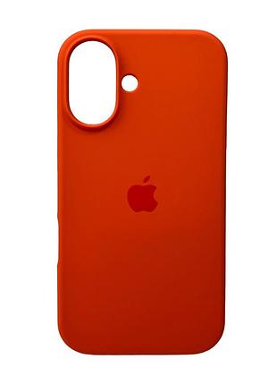 Чохол для смартфона silicone full case aa open cam for apple iphone 16 52,orange