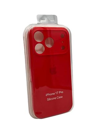 Чохол для смартфона silicone full case aa camera protect for apple iphone 17 pro max 11,red 2