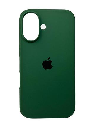 Чохол для смартфона silicone full case aa open cam for apple iphone 16 40,atrovirens
