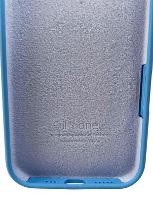 Чохол для смартфона silicone full case aa camera protect for apple iphone 16 49,cornflower 4