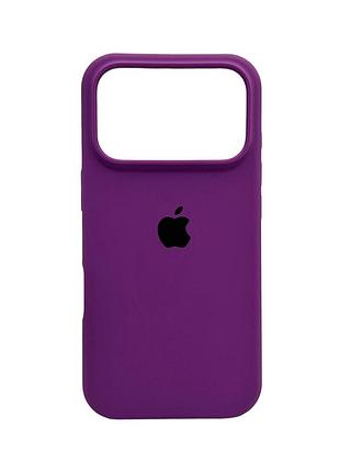 Чохол для смартфона silicone full case aa open cam for apple iphone 17 pro 19,purple