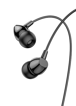 Навушники дротові hoco m94 (3.5mm) black