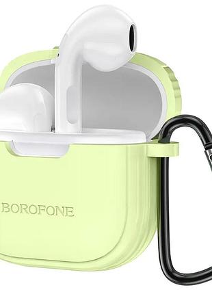Бездротові навушники tws borofone bw29 charm lemon green