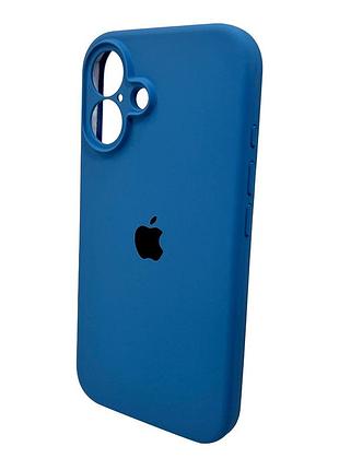 Чохол для смартфона silicone full case aa camera protect for apple iphone 16 38,surf blue 5