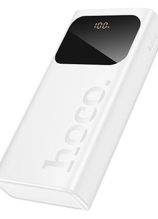 Зовнішній акумулятор hoco j144a hymn power bank(30000mah) white