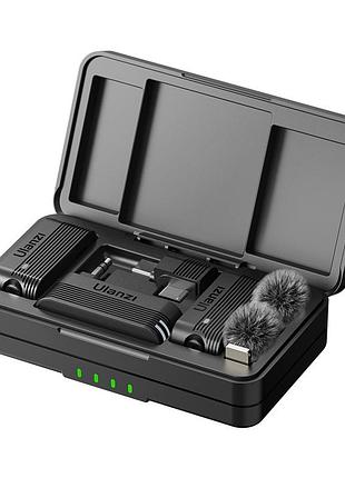 Бездротова мікрофонна система ulanzi a100 dual-mic (3.5mm/type-c) (a014a)