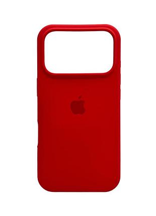 Чохол для смартфона silicone full case aa open cam for apple iphone 17 pro max 43,berry red