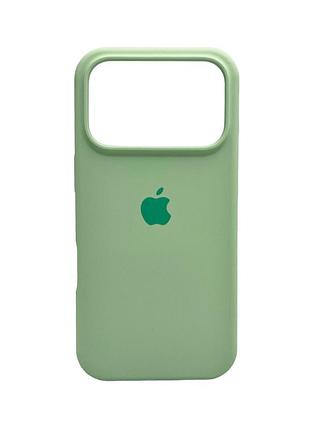 Чохол для смартфона silicone full case aa open cam for apple iphone 17 pro max 51,avokado green