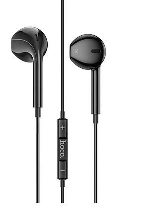 Навушники дротові hoco m101 crystal (3.5mm) black
