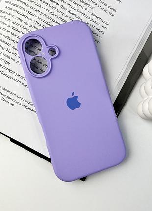 Чохол для смартфона silicone full case aa camera protect for apple iphone 16 26,elegant purple 7